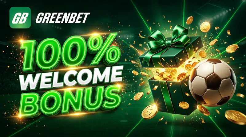 100% first deposit welcome bonus banner